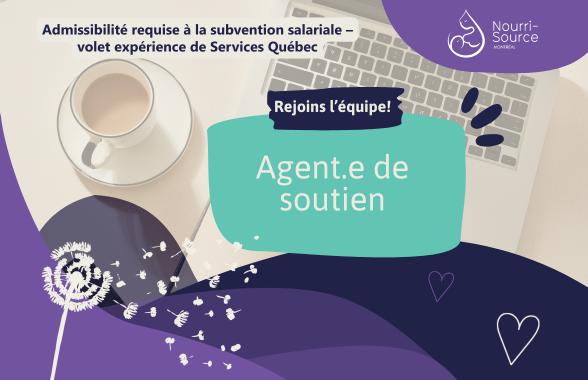 OFFRE D'EMPLOI : Agent.e de soutien